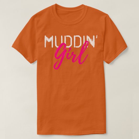 Vrouw voor muddebederf t-shirt (Design voorkant)