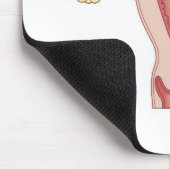 Vrouw Voortplantingsstelsel 2 Muismat (Hoek)