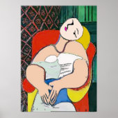 Vrouw voorzit, voeg tekst toe poster (Voorkant)