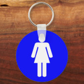 Vrouw vorm sleutelhanger (Voorkant)