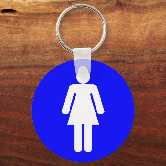 Vrouw vorm sleutelhanger (Voorkant)