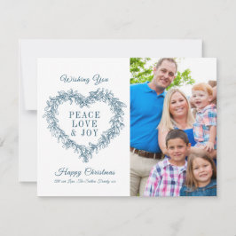 Vrouw: Vreugde blauwe mistletoe foto Kerstmis