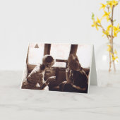 Vrouw-vriendschapsWenskaart Kaart (Gele Bloem)