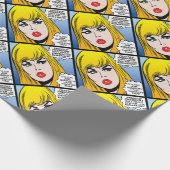 vrouw-vrij cadeaupapier (Hoek)