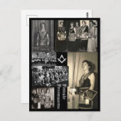 Vrouw Vrijmetselaars Briefkaart (Voorkant / Achterkant)