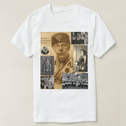 Vrouw Vrijmetselaars Tribute T-shirt (Design voorkant)