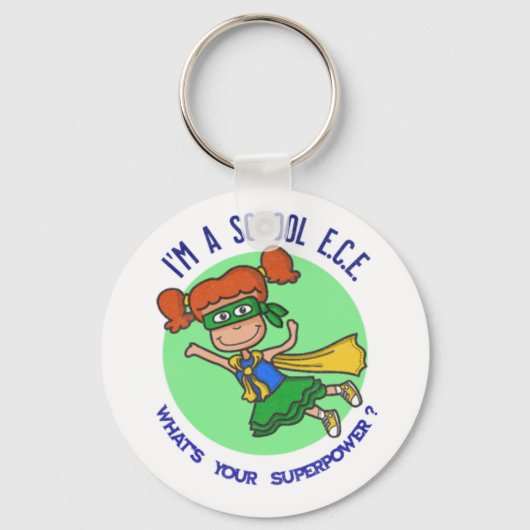 (vrouw) VROEGTIJDIGE sleutelhanger VOOR KINDEREDUC (Voorkant)