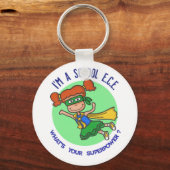 (vrouw) VROEGTIJDIGE sleutelhanger VOOR KINDEREDUC (Voorkant)