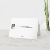 Vrouw Vrolijk Kerstfeest Feestdagen Kaart (Achterkant)