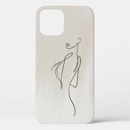 Vrouw vrouwelijke artistieke artistieke handdoek Case-Mate iPhone case