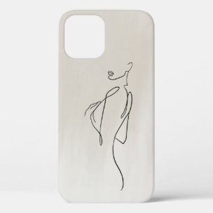Vrouw vrouwelijke artistieke artistieke handdoek Case-Mate iPhone case