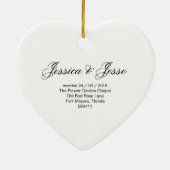 Vrouw: Vrucht van de Geest Zwart-wit Keramisch Ornament (Achterkant)