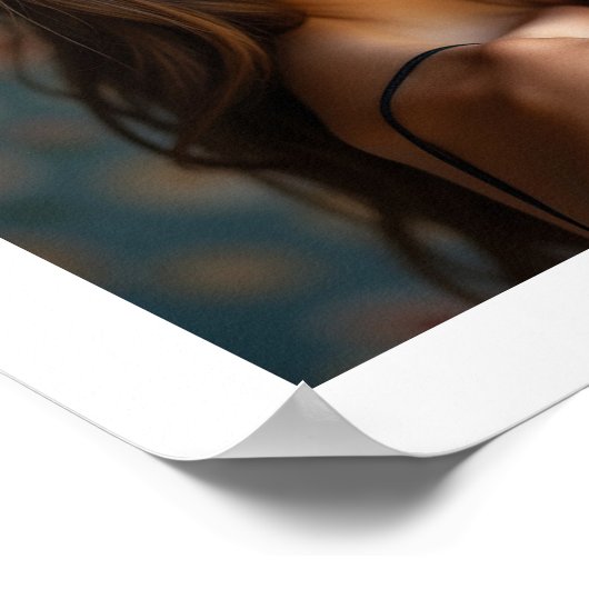 Vrouw vs poster (Hoek)