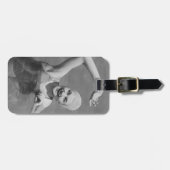 Vrouw Wachten Bagagelabel (Voorkant horizontaal)