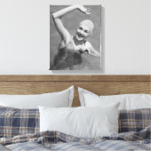 Vrouw Wachten Canvas Afdruk (Insitu (Slaapkamer))