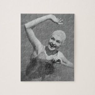 Vrouw Wachten Legpuzzel