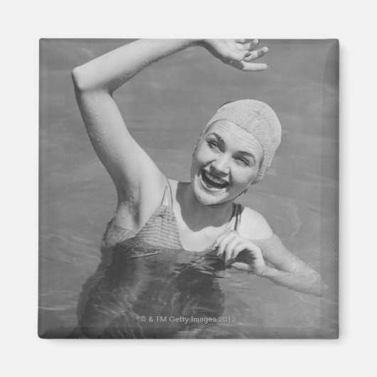 Vrouw Wachten Magneet (Voorkant)