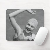 Vrouw Wachten Muismat (Met muis)