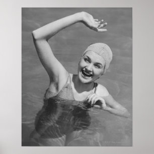 Vrouw Wachten Poster