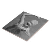 Vrouw Wachten Tegeltje (Zijkant)