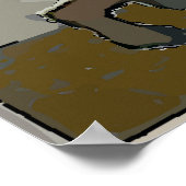 vrouw Walking Dachshunds Poster (Hoek)