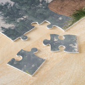 Vrouw Warrior en oorlogspaard Legpuzzel (Zijkant)