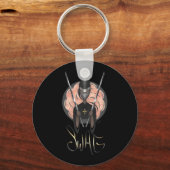 Vrouw Warrior Sterke Sleutelhanger (Voorkant)