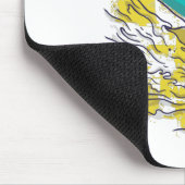 Vrouw waterpoospeler muismat (Hoek)