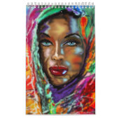 Vrouw - Waterverf schilderij Kalender (Hoes)