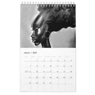 Vrouw - Waterverf schilderij Kalender