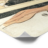 Vrouw Weaving Poster (Hoek)