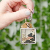 Vrouw Weaving Sleutelhanger (Hand)