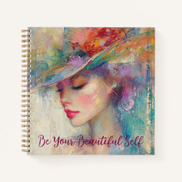  vrouw, wees je mooie zelf notitieboek