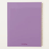  vrouw, wees je mooie zelf planner (Achterkant)