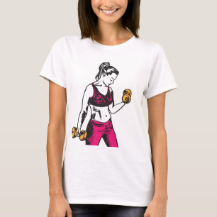 Vrouw Weight Personal Training Business T-shirt