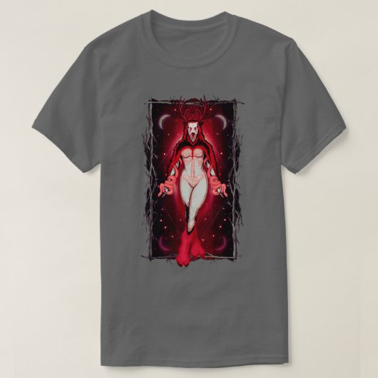 Vrouw Wendigo T-shirt (Design voorkant)