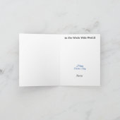 Vrouw Wenskaart kinderarts Kaart (Binnen)