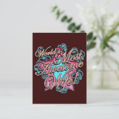 Vrouw - Werelden Beste! Briefkaart (Staand voorkant)