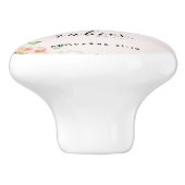 Vrouw werkwoorden 31 keramische schedel keramische knop (Zijkant)