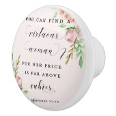 Vrouw werkwoorden 31 keramische schedel keramische knop (Rechts)