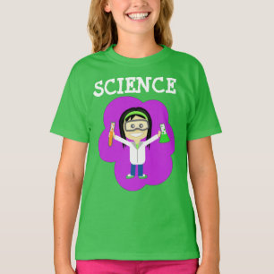 Vrouw wetenschapper voor Girls' Fine Jersey T-Shir T-shirt
