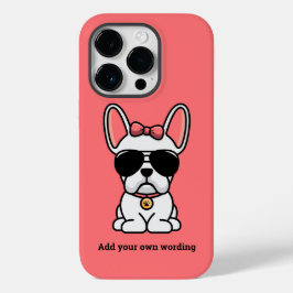 Vrouw White French Bulldog Hoesje-Mate iPhone Case