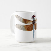 Vrouw Widow Skimmer Dragonfly Koffiemok (Voorkant links)
