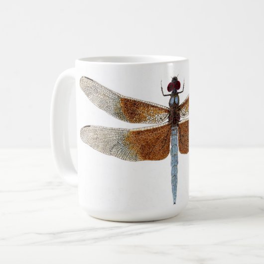 Vrouw Widow Skimmer Dragonfly Koffiemok (Voorkant links)