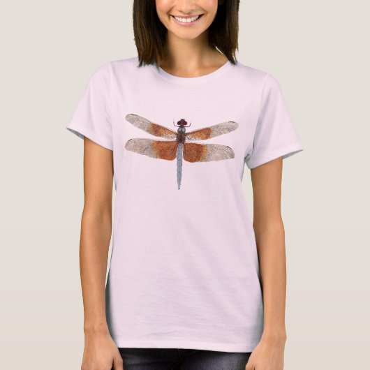 Vrouw Widow Skimmer Dragonfly T-shirt (Voorkant)