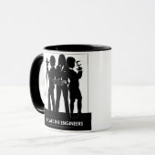 (Vrouw) Wij zijn de mok van ingenieurs (Voorkant links)