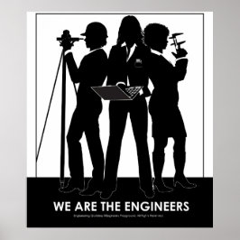 (Vrouw) Wij zijn het poster van ingenieurs