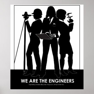 (Vrouw) Wij zijn het poster van ingenieurs