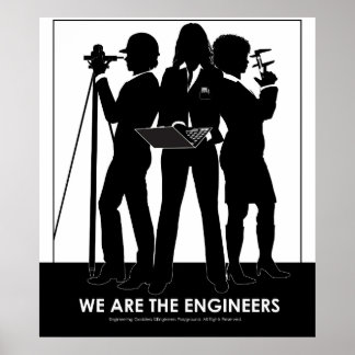 (Vrouw) Wij zijn het poster van ingenieurs
