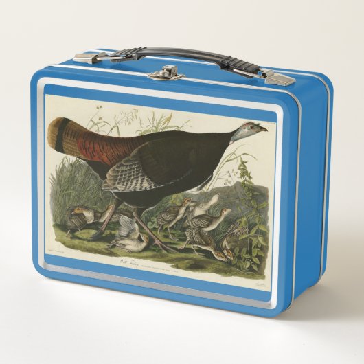 Vrouw Wild Turkey from Audubon's Birds of America (Voorkant)